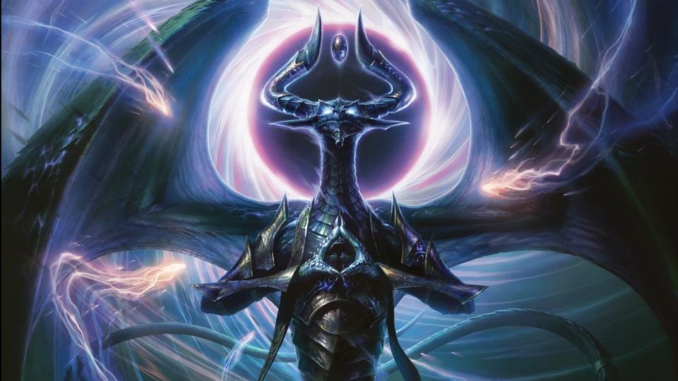 Nicol Bolas, Dragon-God MtG Art from War of the Spark by Raymond Swanland